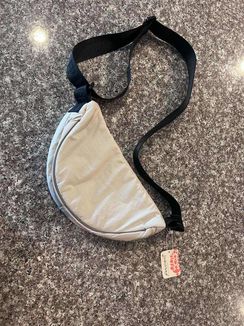 FP Movement Bulls Eye Sling Size ALL Ivory Nylon Bag